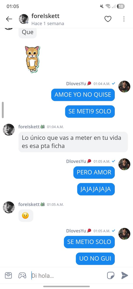 No hay nadie a quien yo le tenga más miedo que a mi novio enojado cuando le gano (sin querer).