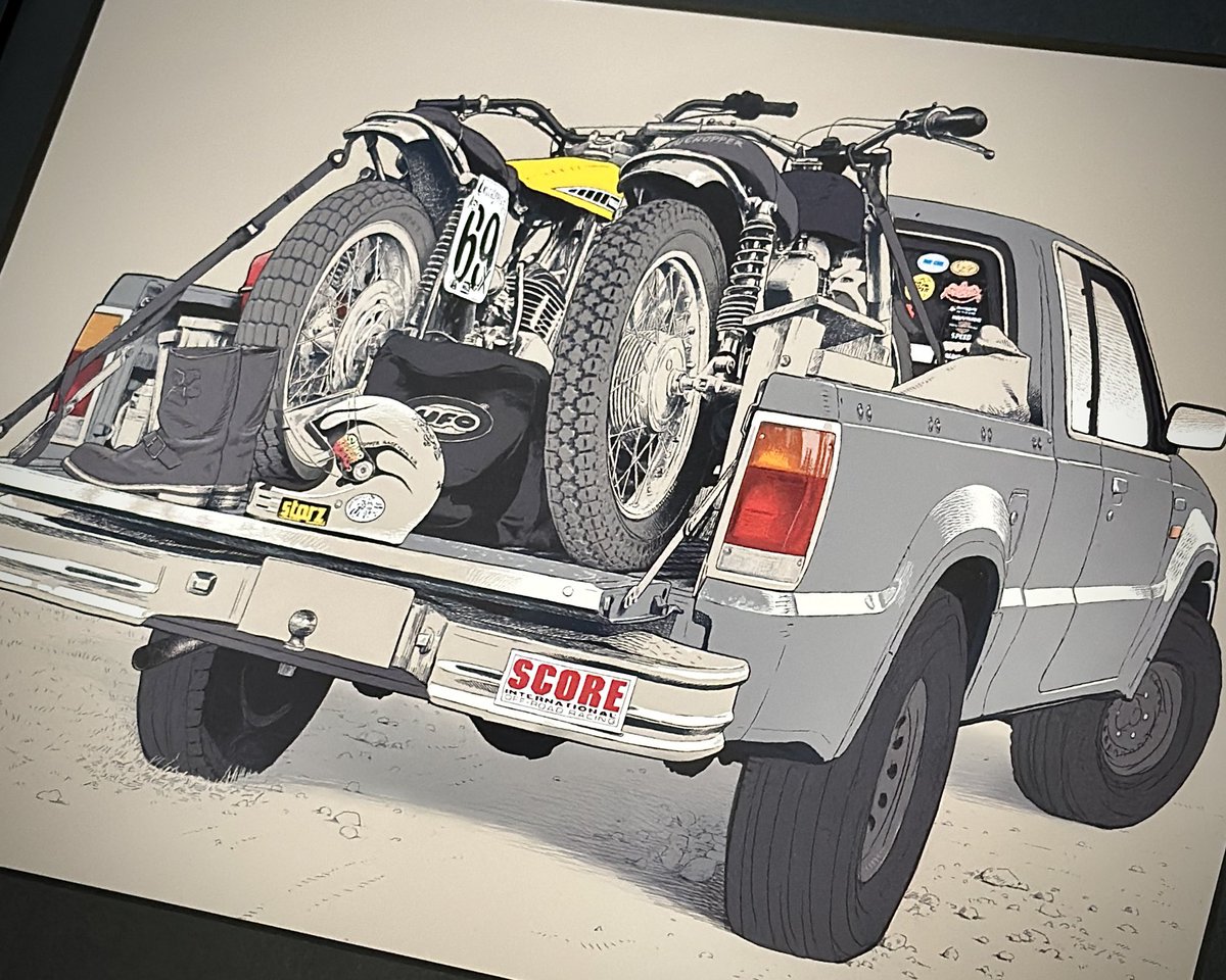 nobtree's tweet image. HAVE A BIKE DAY. vol.8
最終日となりました！

バイクとアートを身近に感じてもらえたら嬉しいです。
お部屋やガレージに1枚いかがでしょうか♪
#HaveABikeDay. @HABDmotoart 
#UNITEDcafe @UNITEDcafe_2012