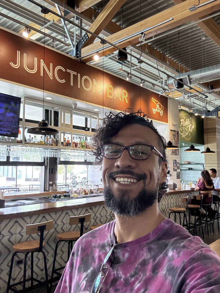 LosHermosillo's tweet photo. Somewhere new every week. It’s not Union Station downtown but it’s next to a theater and D&amp;B’s. Riot Burger in Junction Cafeteria https://t.co/3pa7p3jCPq