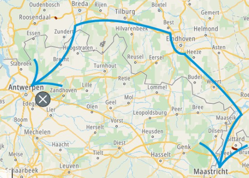 ANWBeuropa's tweet image. ❌🛠️ Dicht in #Belgie #E313 Luik ◄► Antwerpen tussen Wommelgem en Antwerpen-Oost. Tot donderdag 16 april 05.00 uur. Vanuit Eindhoven en Maastricht omrijden via Breda (A2, A58, A16, E19)