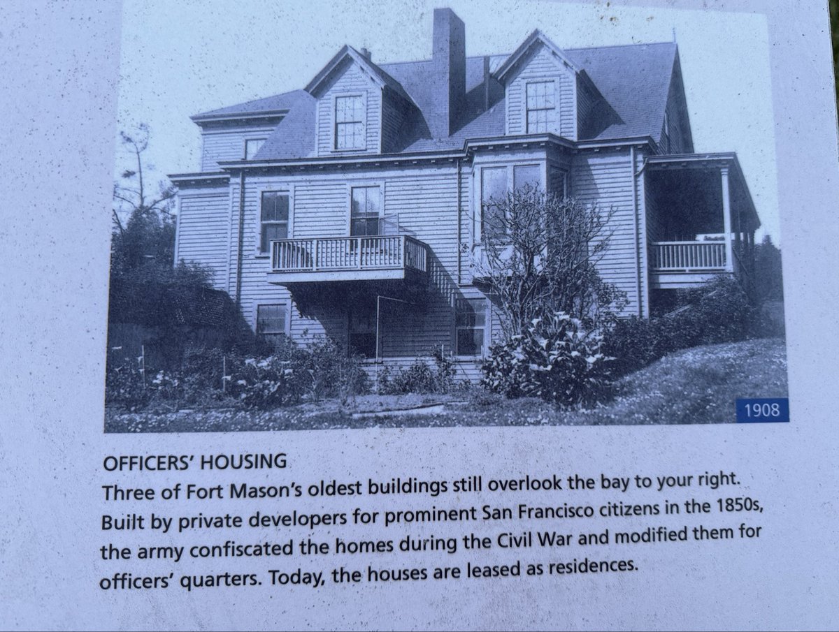 TangEstate's tweet photo. I was wondering who leased those 1850’s #houses 😄😛and what’s the #price in #fortmason , really #niceview of the #bay and the #sanfrancisco city  ! https://t.co/eBdUDjoRkS