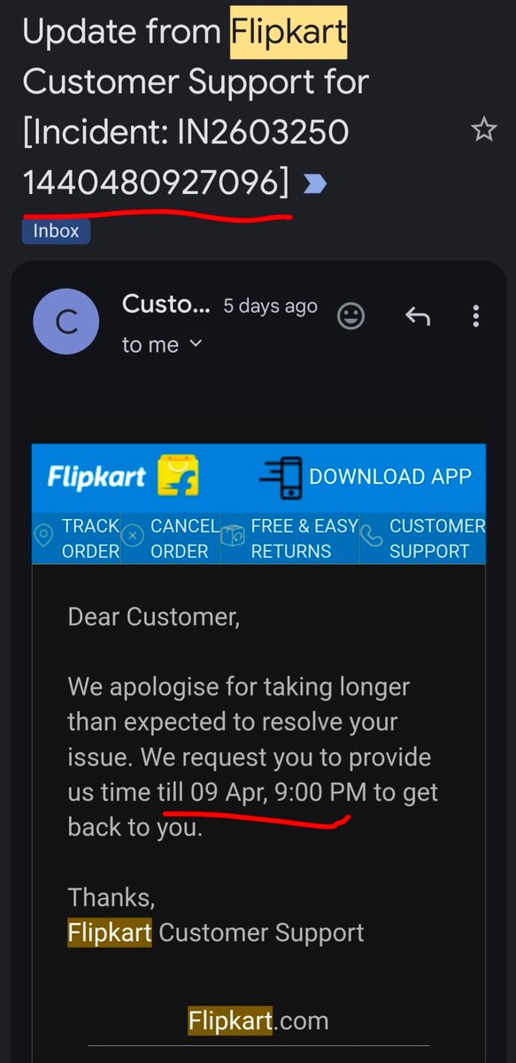 TechWisdom99's tweet photo. @Flipkart @flipkartsupport
Ordered AC on 17 March, shipped 18 March — still not delivered after 26+ days! Wrong tracking, seems like coming by cycle/walk. False promises every day (8, 9, 12 &amp; 13th April).
Need immediate resolution today + compensation. #Flipkart #FlipkartDelay https://t.co/T25ZmEwMxj
