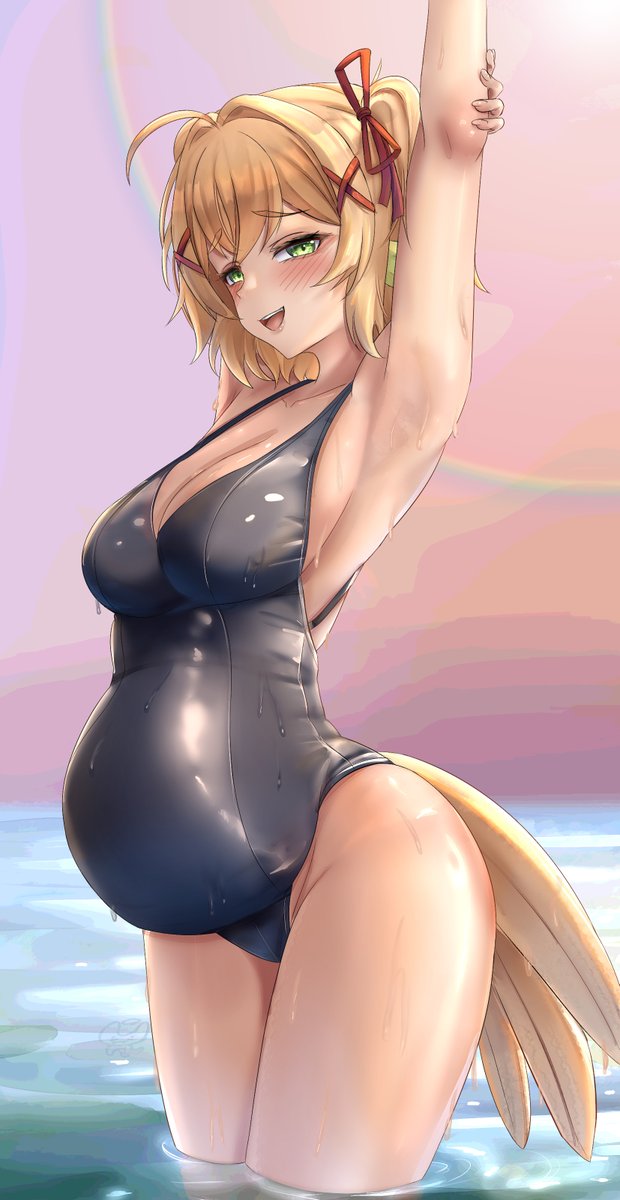 CursedCito's tweet photo. Rippu Swimsuit
#Commission #swimsuit https://t.co/SnZ8C3Gj0r
