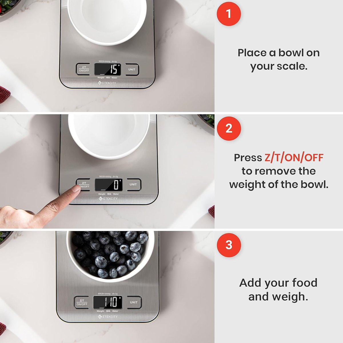 GlowHomeDeals's tweet image. Precision at your fingertips! 
Master every recipe with the Etekcity Digital Scale. 
✨ 5 units conversion
✨ 1g precision
✨ Easy-clean stainless steel

Professional grade at an unbeatable price! 
amzn.to/4sO7l6p

#KitchenEssentials #MealPrep #Etekcity