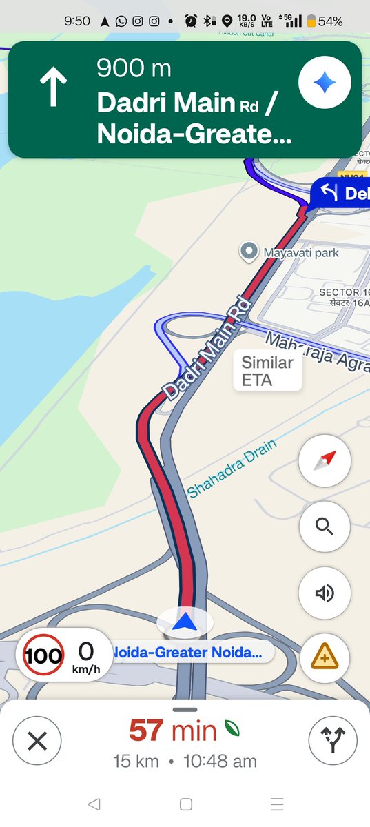ParishaSingh's tweet photo. @Noidatraffic pls look into traffic situation at dadri main road stuck from last 1 hr.... And no traffic police to sort it https://t.co/Rh3zDKQH5k