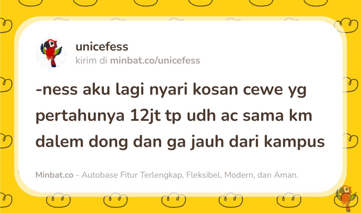 UNNES MENFESS🍌 tweet media