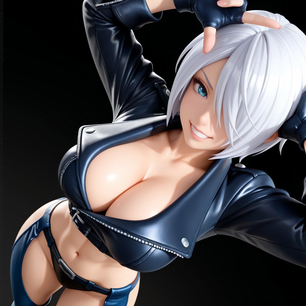 robatenc's tweet image. アンヘル（ÁNGEL）

久々に斜め上からの俯瞰構図でお送るするアンヘル（ÁNGEL）さん。
Here’s Ángel (ÁNGEL) in a bird’s-eye view shot from slightly above—something we haven’t seen for a while.

#アンヘル #KOF #SNK #ANGEL