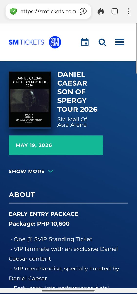 solacetickets's tweet photo. ╰┈┈➤🎀 OPEN FOR PASABUY wts lfb

🎟️ Daniel Caesar - Son Of Spergy Tour 2026 in Manila
 #DanielCaesarInManila

— Ticket Assistance
— your own sm account 
— minimal fee
— no ticket=no fee

💌 DM to buy

tour manila concert tickets assist pabili araneta coliseum big dome lnph https://t.co/T4NIpHQORZ