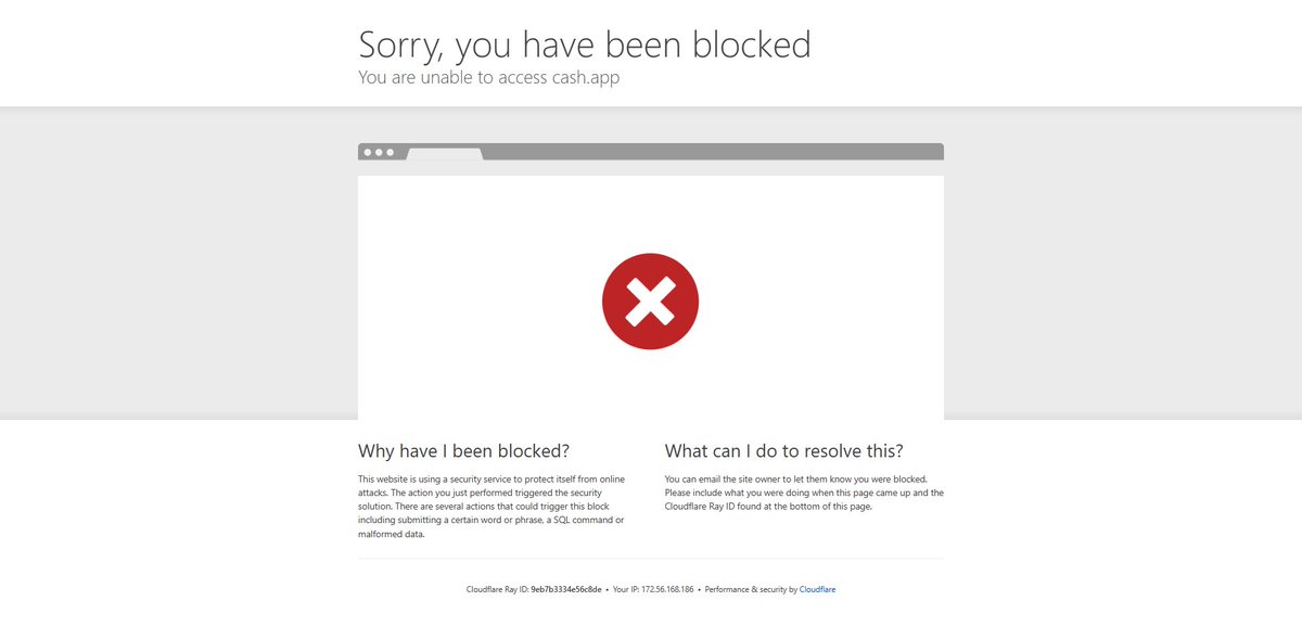 terrymillar's tweet photo. @CashApp why am I blocked? https://t.co/GbaFKoUVMs