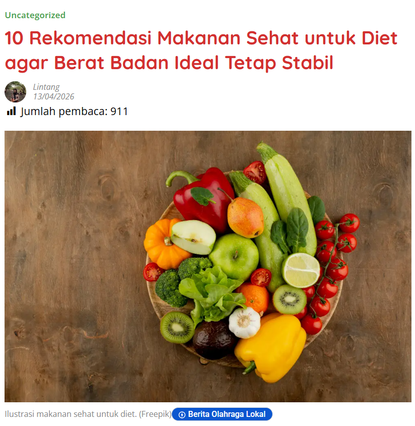 kabarterdepanID's tweet image. 10 Rekomendasi Makanan Sehat untuk Diet agar Berat Badan Ideal Tetap Stabil

kabarterdepan.com/10-makanan-seh…

#RekomendasiMakananSehat #BeratBadanIdeal #Kesehatan #KabarTerdepan