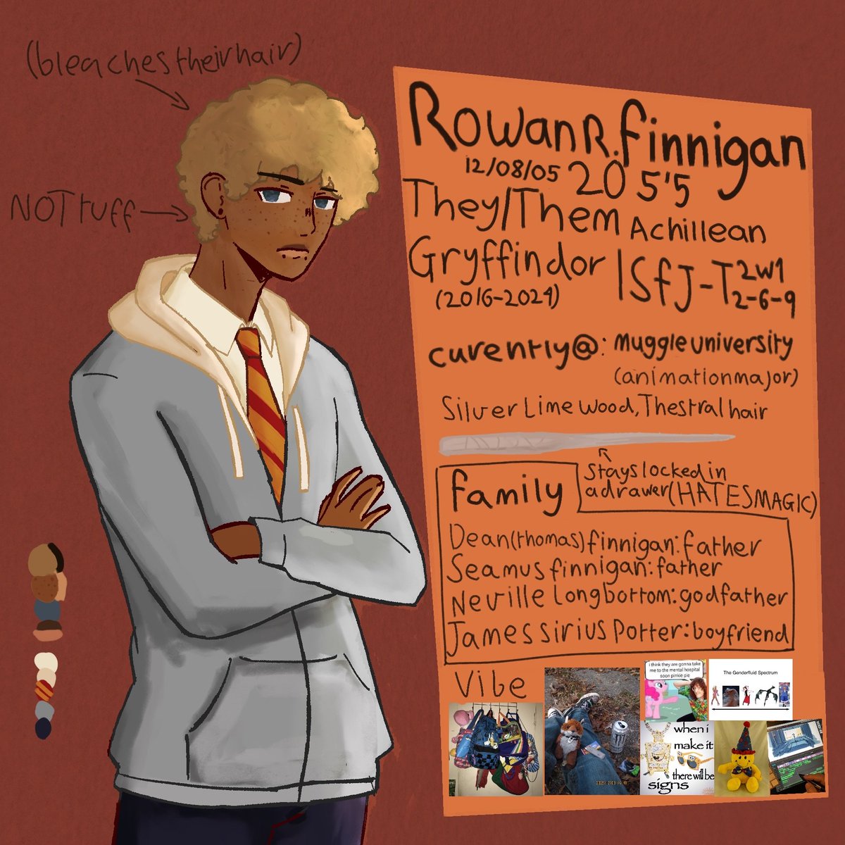 willgoonham's tweet image. Deamus fankid redesign! #oc #hp