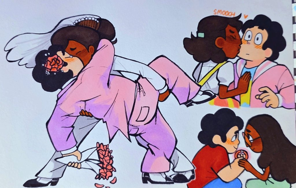 MildlyAv3rage's tweet image. Unos dibujos stevonnie porq los amo osea litt son super tiernos💗💗