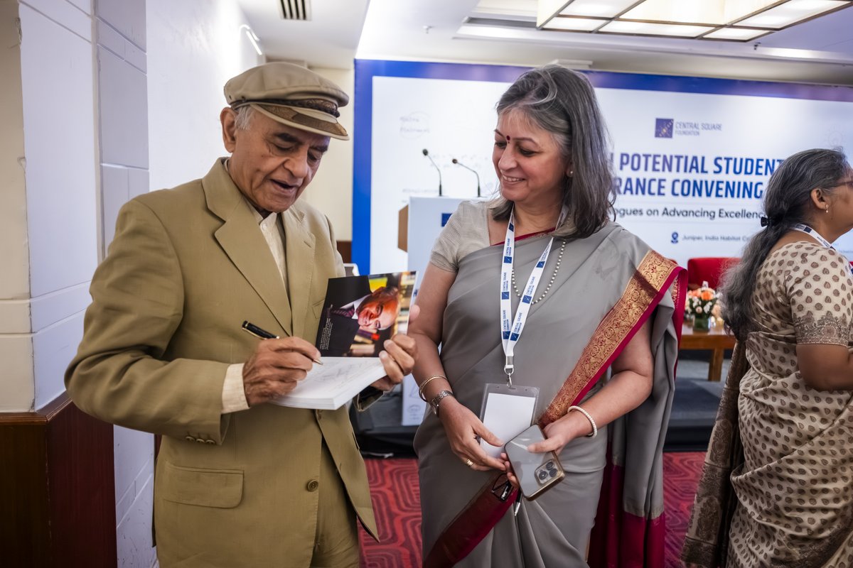 SPJIMR's tweet photo. “Abhyudaya… while it’s nurturing talent, it’s also telling management students that they have a duty to society.”

When Gurcharan Das says this, he captures something fundamental about Abhyudaya-SPJIMR, it is not just an outreach initiative; it is a powerful model of education with purpose.

Recognised in The Long Bet, a compendium of leading practices in nurturing high-potential students, Abhyudaya stands out for its dual impact: shaping young learners from underserved communities while instilling a deep sense of social responsibility in future managers.

At its core, Abhyudaya is built on sustained, meaningful engagement, where mentorship goes beyond academics to focus on confidence-building, socio-emotional development and long-term growth. It reflects a simple but powerful idea: talent exists everywhere, but opportunity does not.

Read more: https://t.co/mKkoSED4Fs

#IamSPJIMR #Mentorship #SocialImpact #EducationForAll #LeadershipWithPurpose