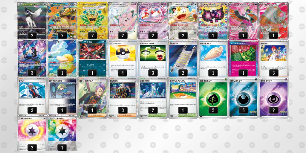 今シーズンシティ全部終わり!!
結果⤵
・S1 TOP8　5位通過
・S2 2-3
・S3 TOP8　2位通過
・S4 TOP8　1位通過
TOP8戦の壁が高い💦
CL愛知とJCS頑張るぞ!!
 #ポケカ #シティリーグ #結果報告