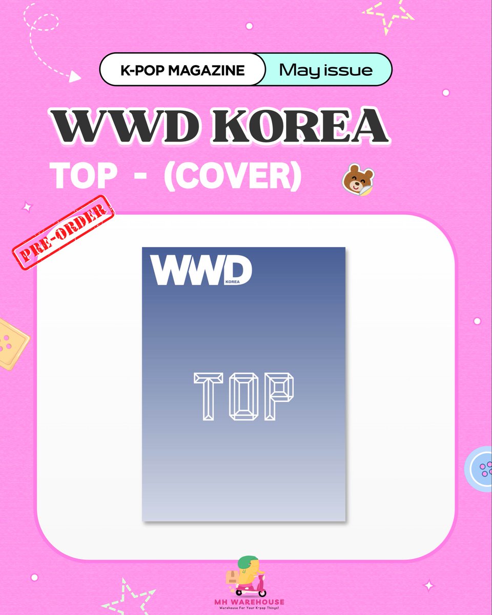mhwarehouse's tweet image. K-pop Magazine May Issue 📚✨

Pre-order your favorite magazines straight from South Korea with MH Warehouse 🇰🇷
#kaddy #koreanwarehouse

t. Korean address proxy yes24 weverse ELLE wts po BTS evan seventeen exo merch fanmeet iu byeon wooseok stray kids leeknow allday project top