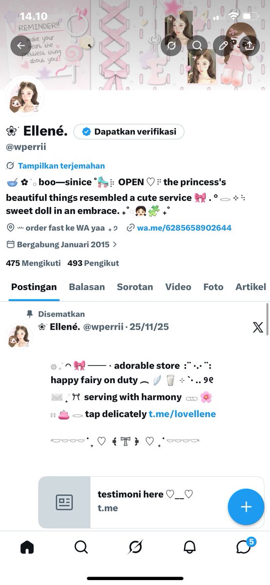 ellen ⸝⸝ 🎀 tweet media