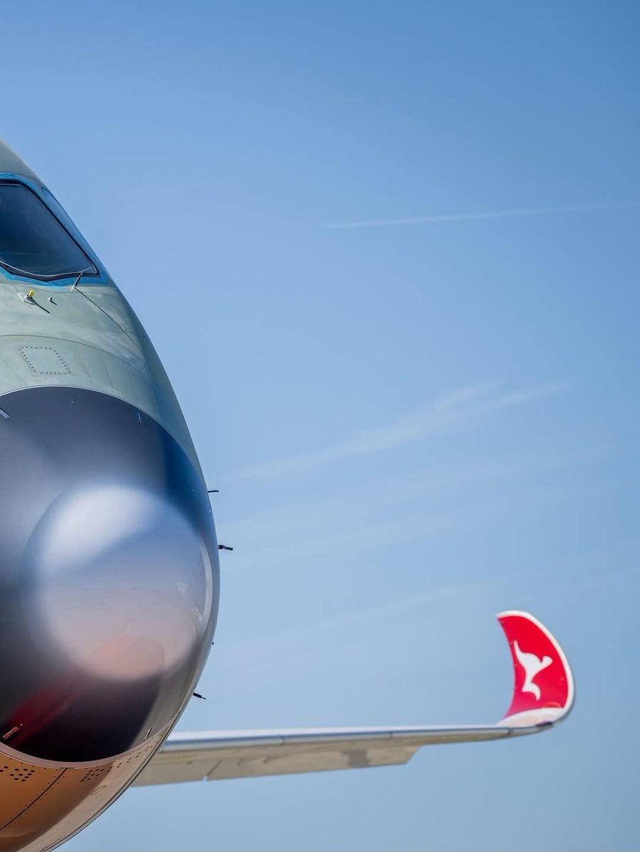 A350Blog's tweet image. 1st #A350-1000ULR at Toulouse. #projectSunrise
📸 Qantas