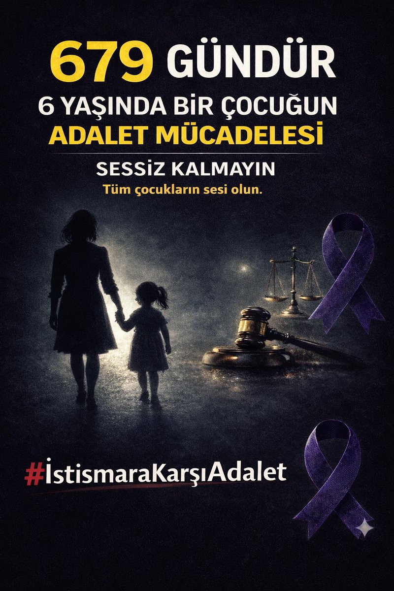 ozbo52's tweet photo. 679 gündür ;

4 yaşındayken öz babası tarafından istismara uğrayan, bugün 6 yaşında olan kızımın adaleti için mücadele ediyorum.

⚖️ 4.Duruşma ;

🗓 12 Haziran 2026
⏰️ 09.00
📌 Ünye Ağır Ceza Mahkemesi’nde görülecektir.

Ömür boyu bu travmayla yaşamak zorunda bırakılan bir çocuğun hakkı için tarafsız, vicdanlı ve adil bir yargılama istiyoruz.

Bir çocuğun beyanı yok sayıldığında,
bir annenin çığlığı duyulmadığında
sonuç sadece bir dosya değil,
bir hayatın yok oluşu oluyor.

Bir annenin kızının istismar davası sürecinde yaşadıkları sadece mahkeme salonlarında yaşananlardan ibaret değildir.

Bu süreç;

dışlanmadır…
yalnızlıktır…
dedikodudur..
insanların suskun bakışlarıdır…
bir anda herkesin senden uzaklaşmasıdır. @abakingurlek
@adalet_bakanlik

Lütfen bugün sessiz kalmayın, tüm çocukların sesi olun.

https://t.co/TE7Seyvvmm

#İstismaraKarşıAdalet
