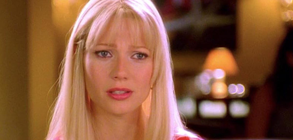 cinema1985's tweet photo. GWYNETH PALTROW 
Rosie Shanahan (Shallow Hal)
Viola de Lesseps (Shakespeare in Love)
Estella (Great Expectations)
Pepper Potts (Iron Man) https://t.co/7zs73A1we9