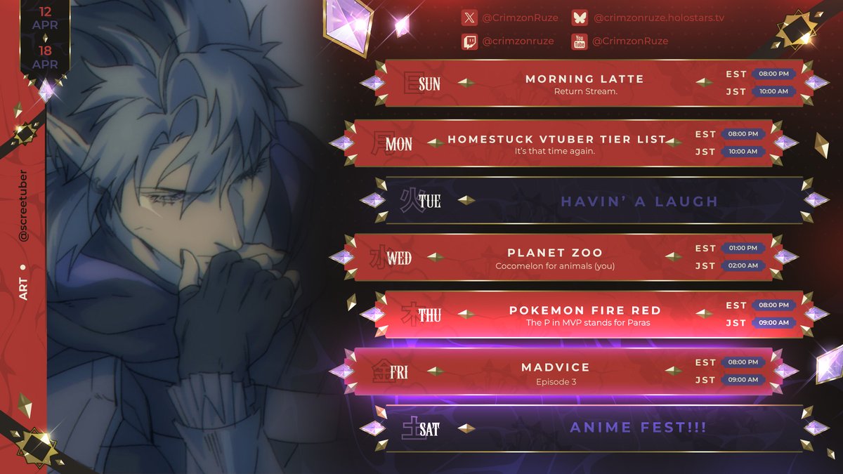 Crimzon Ruze💢HOLOSTARS EN tweet media