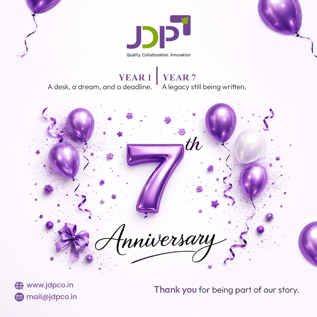 co_jdp's tweet photo. We turn 7 today! 🎂✨ From accuracy to trusted partnerships, thank you for being part of our journey. Your trust drives our growth. The best is yet to come. 🙏
#7YearsStrong #Anniversary #JDPandCo https://t.co/O3kwiv5VkM