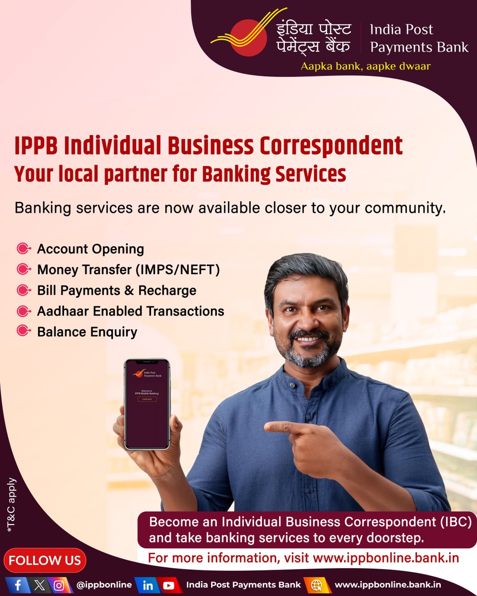 India Post Payments Bank tweet media