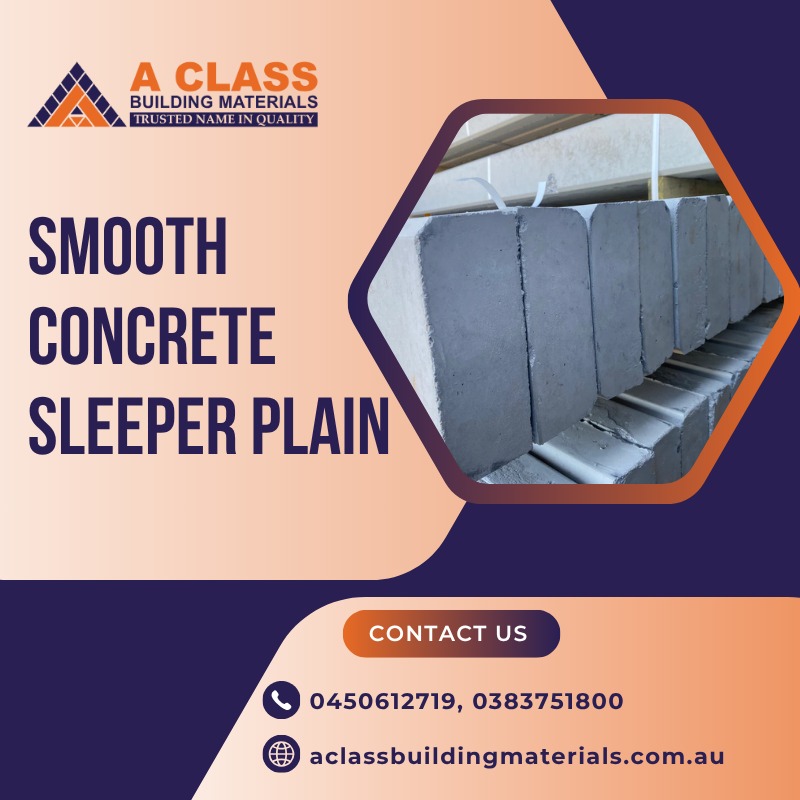 aclassaustralia's tweet image. Build stronger with our Smooth Concrete Sleeper Plain – durable, sleek &amp;amp; reliable for every project.

📞 0450612719 / 0383751800
🌐 aclassbuildingmaterials.com.au

#ConcreteSleepers #Construction #Fencing #Landscaping #BuildingMaterials #AustraliaBusiness