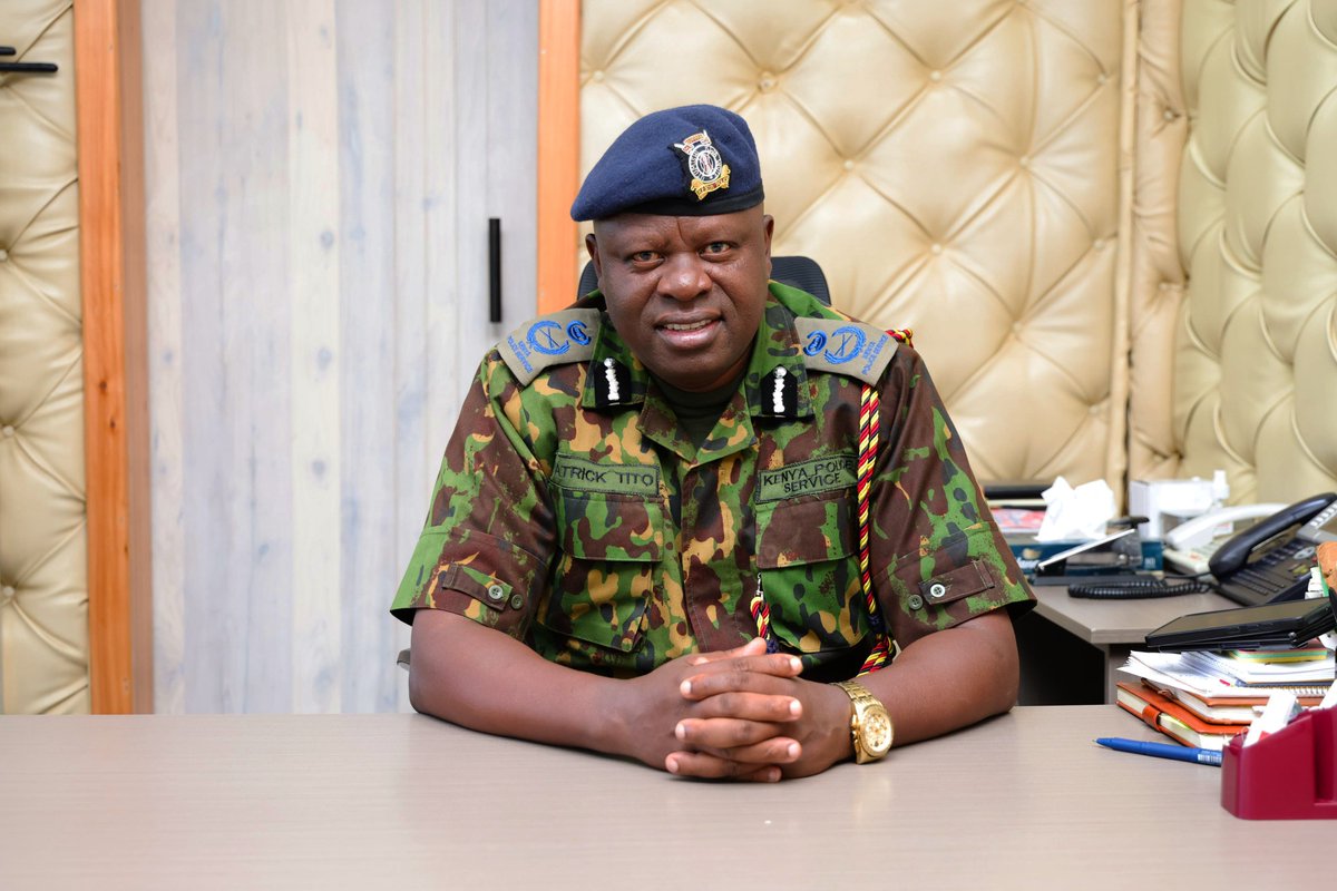 PoliceKE's tweet image. #MCM

Meet Patrick Tito, Senior Assistant Inspector General of Police. Serving as the Principal Assistant to the Deputy Inspector General of the  Kenya Police Service.

From leading as Nyanza Regional Commander to serving under top police leadership, he embodies discipline,