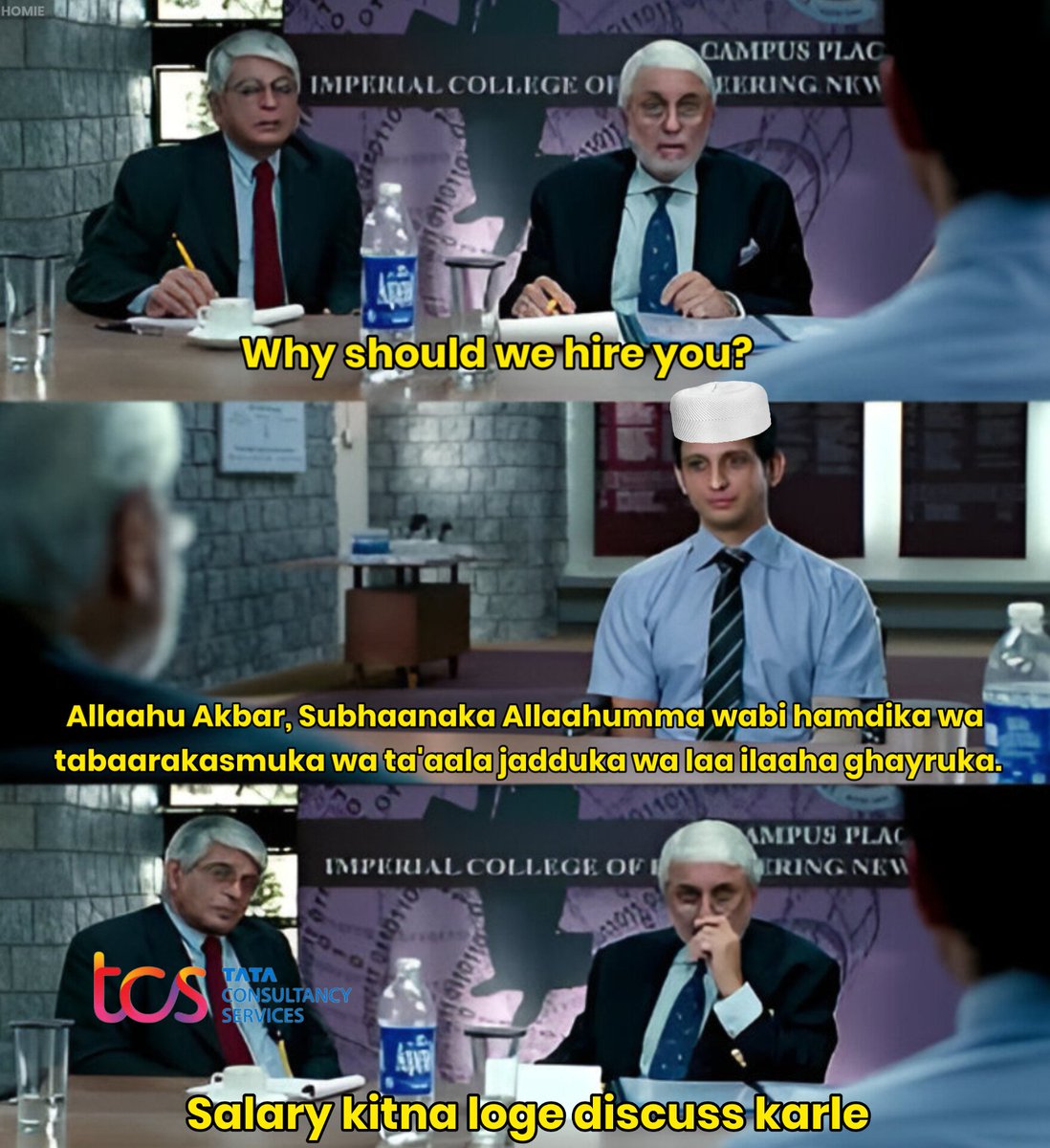 homelander_yyy's tweet photo. TCS Nashik interview scene https://t.co/oz0snbRqKd