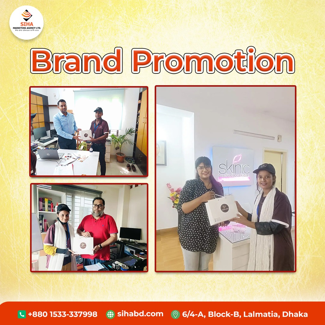 sihabsl's tweet image. আপনার ব্যবসায়কে উন্নত করার প্রধান উপাদানটি হল নতুন ভোক্তা।

নতুন ভোক্তা অর্জনের জন্য আপনার প্রয়োজন ব্রান্ড প্রমোশন এর গিফট ডিস্ট্রিবেশন ক্যাম্পেইনটি করা। একটি বিশ্বস্ত এজেন্সি, SIHA Marketing Agency Ltd. দ্বারা ক্যাম্পেইনটি করে আপনার ব্যবসায়কে উন্নত করুন।

 #brandpromotion