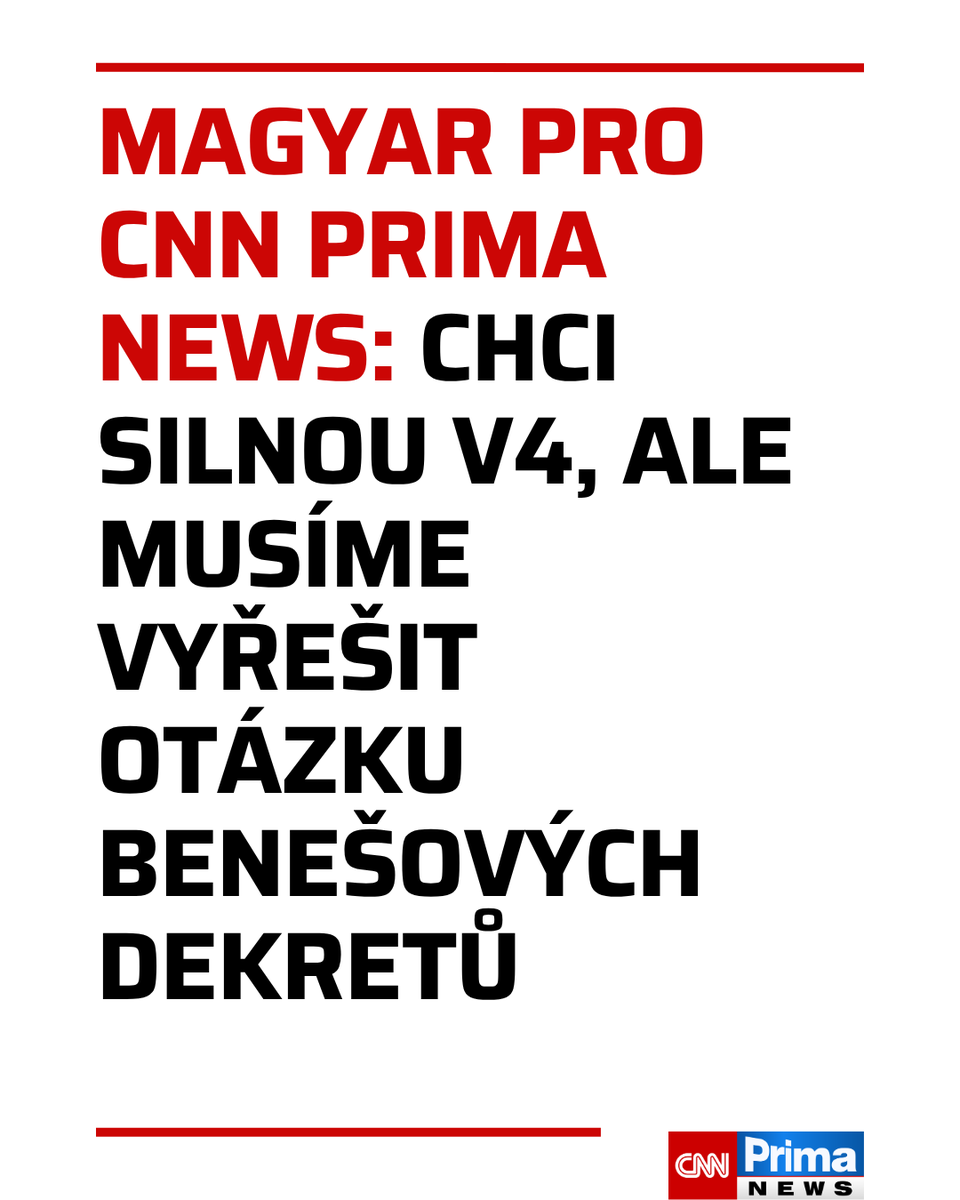 Tak v maďarských volbách vyhrál Magyar. Celá naše opozice se sborově raduje. jen jsem v tom návalu radosti nezaznamenal reakci na tohle...