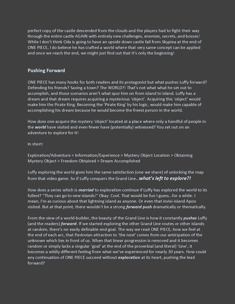ochimusha108's tweet photo. Cut content! An unedited (i.e. contains grammatical errors, no fact check, etc.) column that couldn't run on the official site resulting in a quick rewrite. I think the rewrite was one about Usopp but this one was way more fun/tough to assemble. https://t.co/MCnKw2g0wF