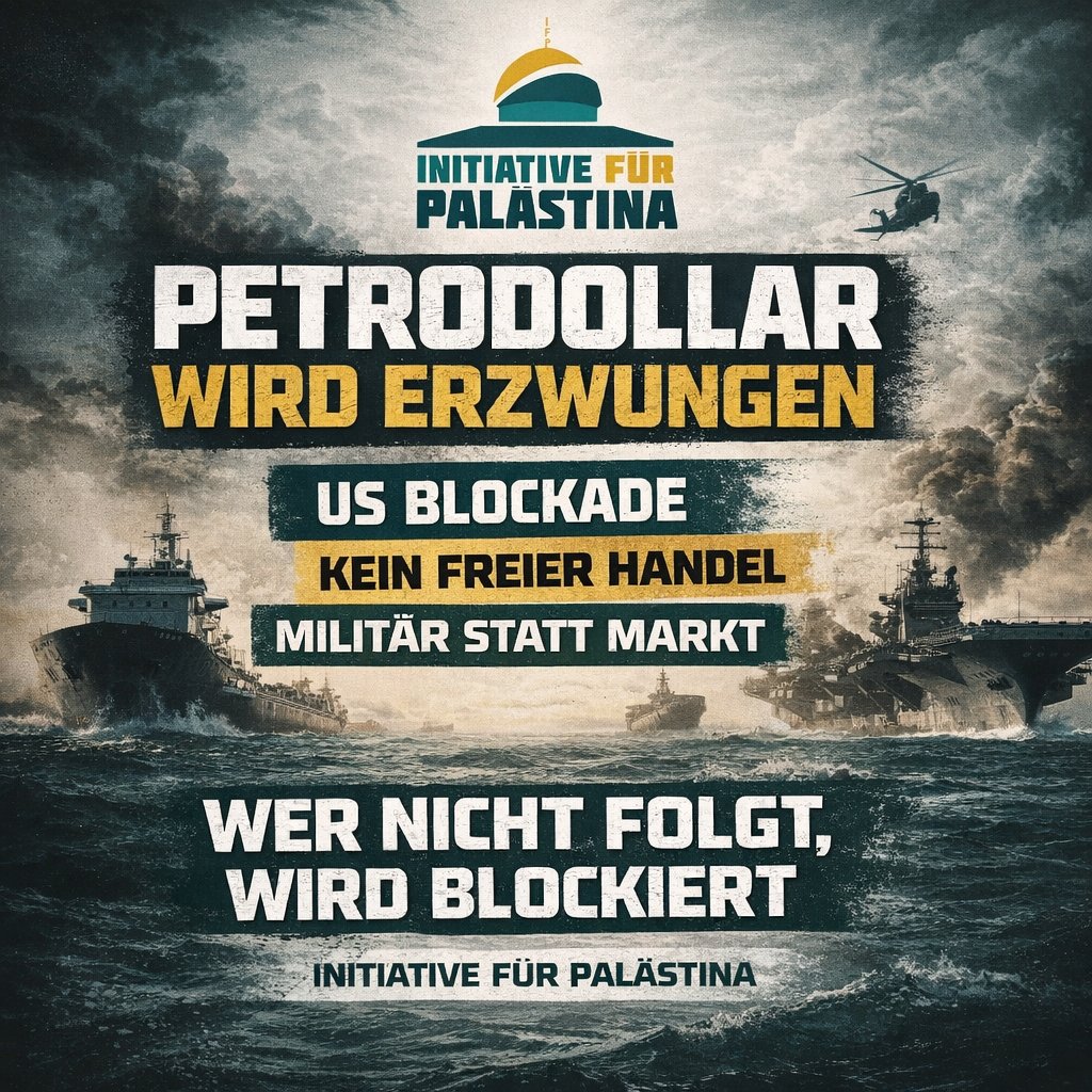 Die USA blockieren die Straße von Hormus und nennen es „Sicherheit“.
Die gleiche Route, durch die ein großer Teil des weltweiten Öls fließt, wird militärisch kontrolliert und plötzlich geht es natürlich nur um „Stabilität“. Ölpreise steigen, Schiffe stehen still, ganze