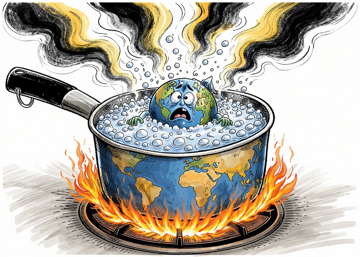 times_palette's tweet image. Earth at Boiling Point 🌍🔥