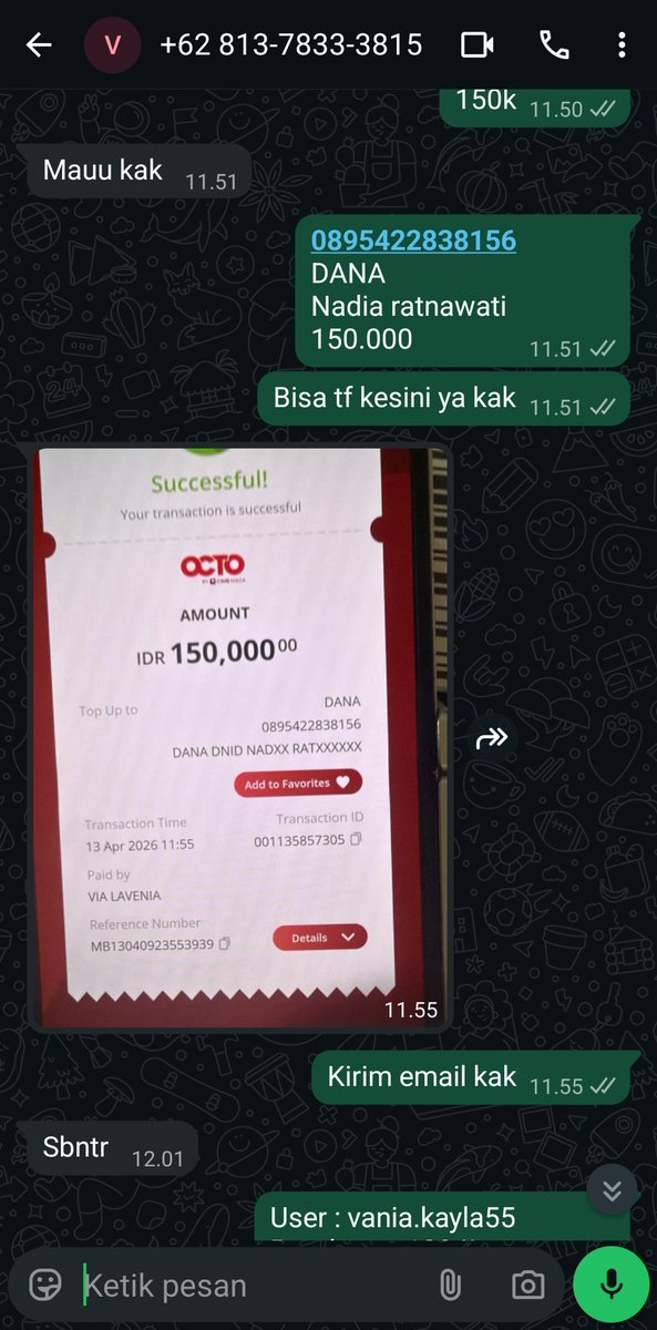 Nad Jual akun tiktok (grosirakundidi) tweet media