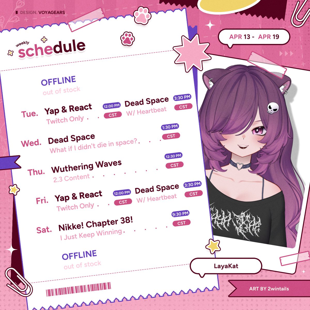 LayaKat 💜 tweet media