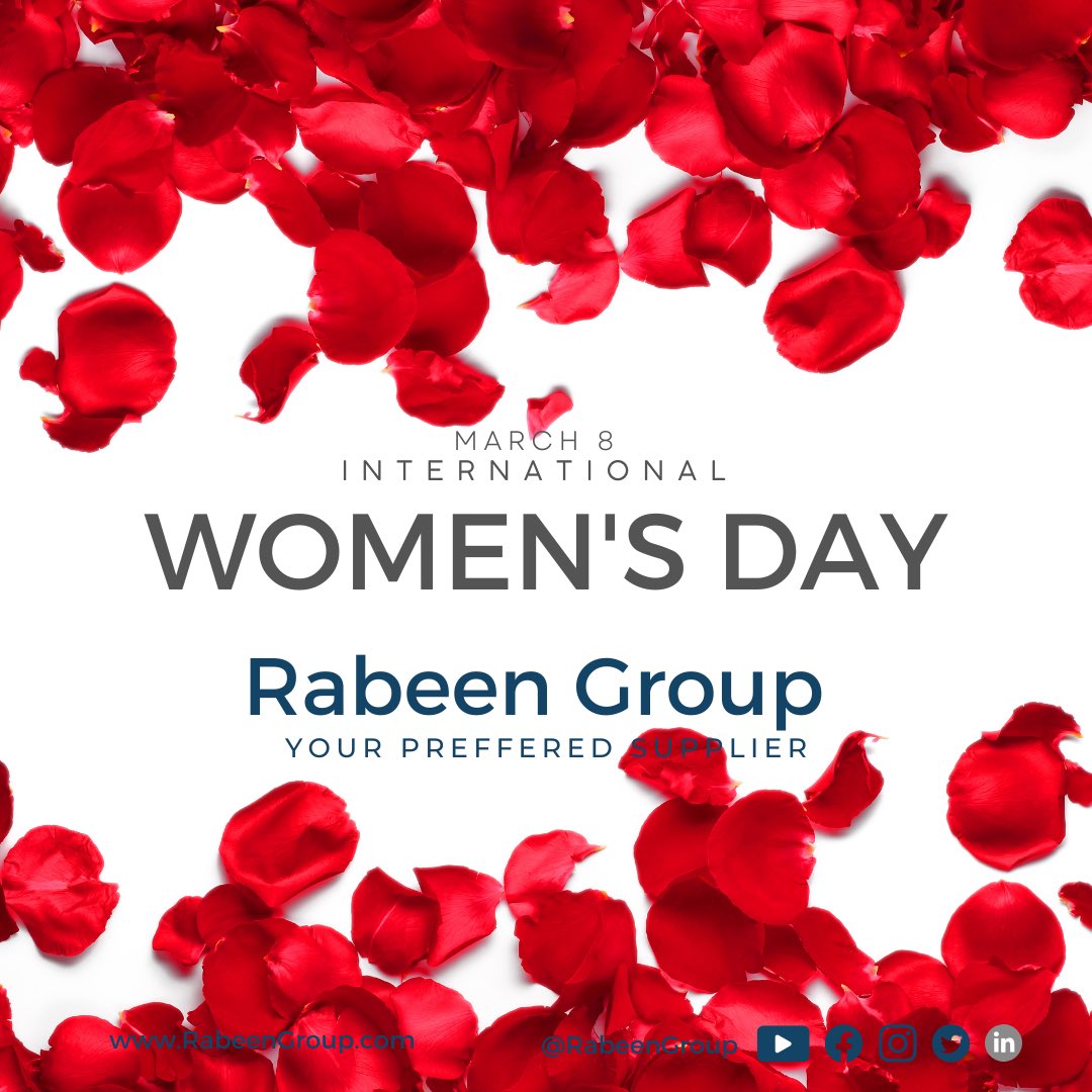 RabeenGroup's tweet image. HAPPY #international_womens_day 
#8march 

#rabeen_trading 
#rabeen_chartering
#rabeengroup 

@RabeenGroup