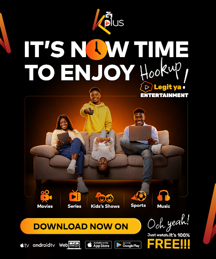 Milele_FM's tweet photo. It’s not later. It’s not soon.
It’s now.
It’s time to enjoy Hookup Legit ya Entertainment.
Download K24 Plus today on Apple TV, Android TV, Google Playstore, Appstore and web.
#Hookupyaentertainment #K24Plus #freestreaming https://t.co/2MqYAeLnkm