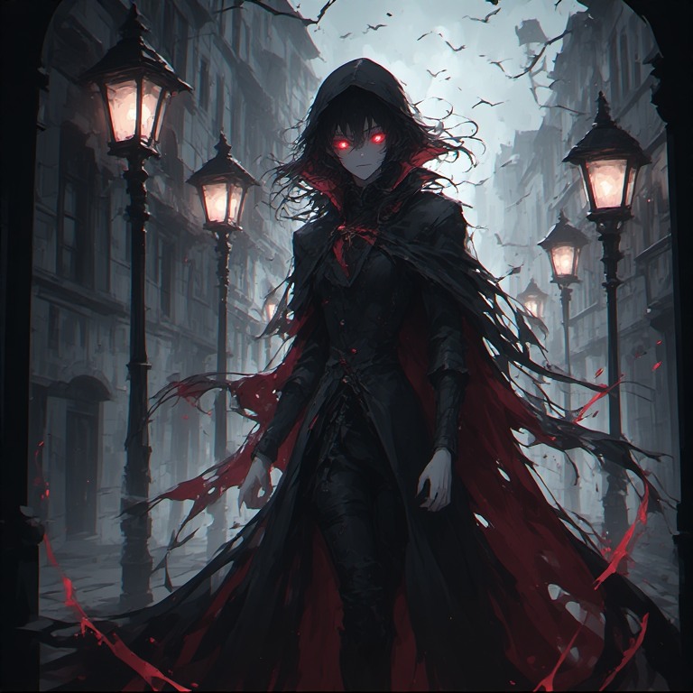cinescopio0856's tweet image. #ia #darkness #vampire #danger #fantasy