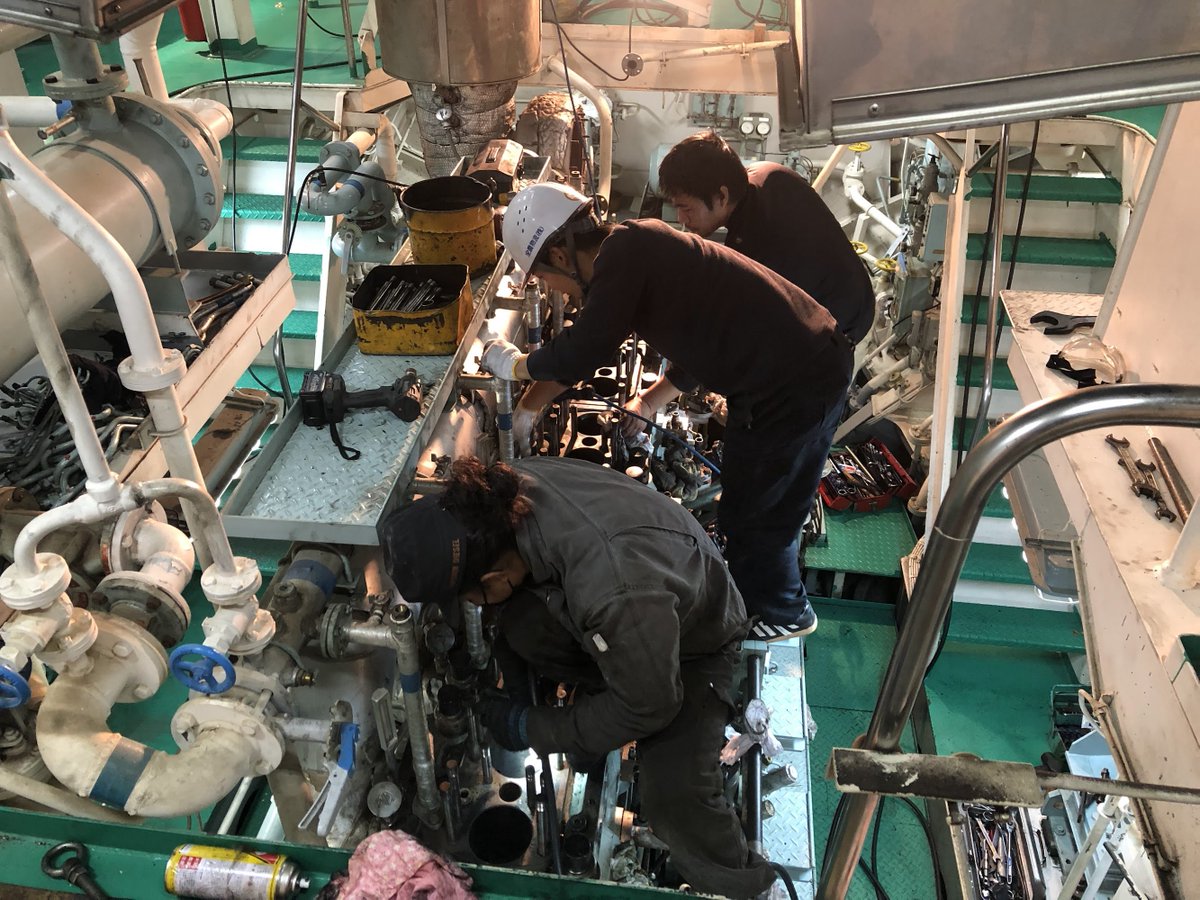 えびす商会＠40日乗船【バラ積み貨物船】 tweet media