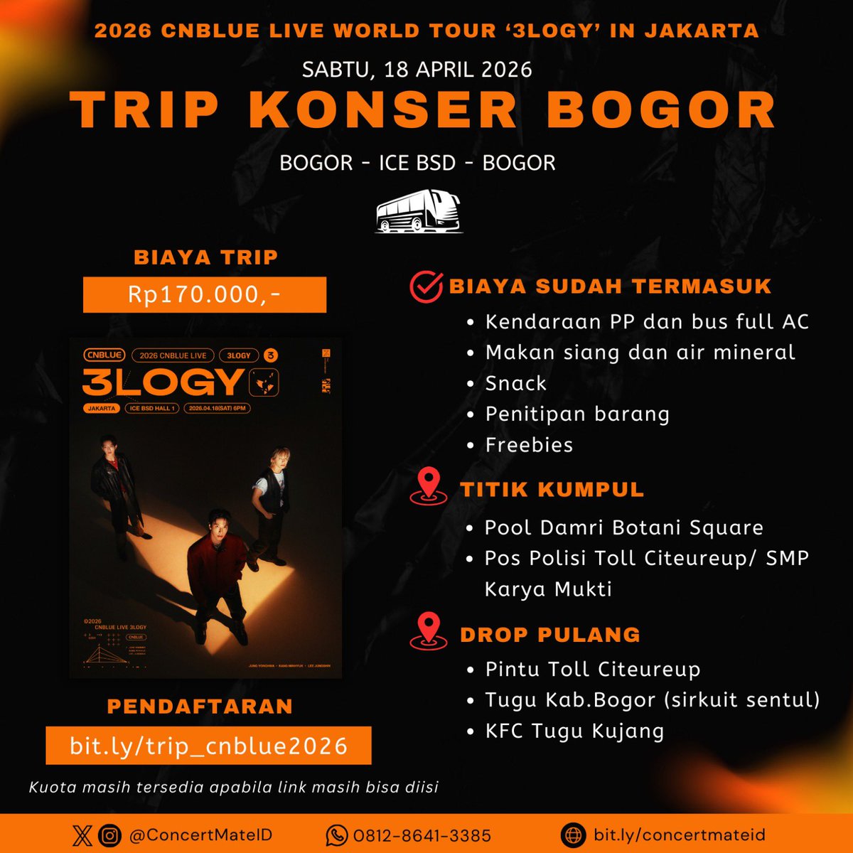 Trip Konser Bogor | ConcertMateID tweet media