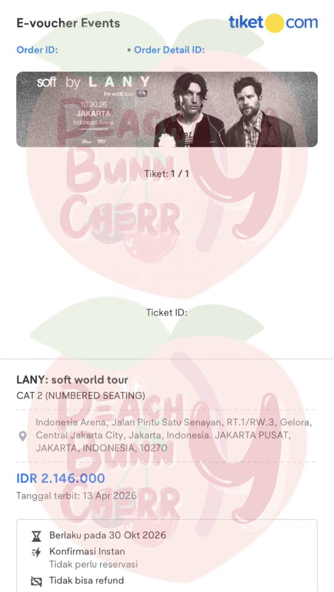 #cherrybuntesti soft by LANY the world tour