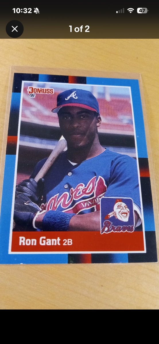 cardariffic's tweet photo. @RetroCardSnaps Mr. Gant with that color match! 😳 https://t.co/QajDC6Ecva
