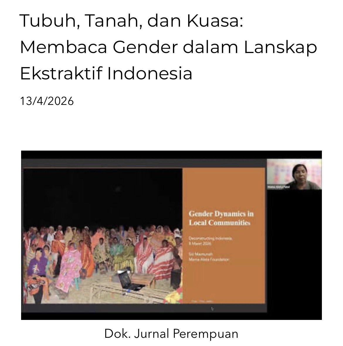 Jurnal Perempuan tweet media