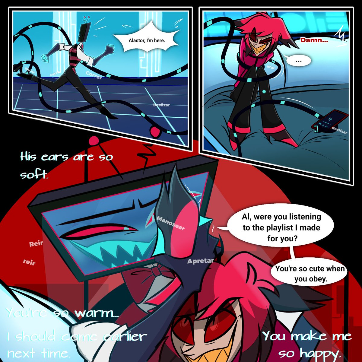 exnorlasx's tweet image. 📺📻🤯

#staticradio #vox #alastor #hazbinhotelfanart