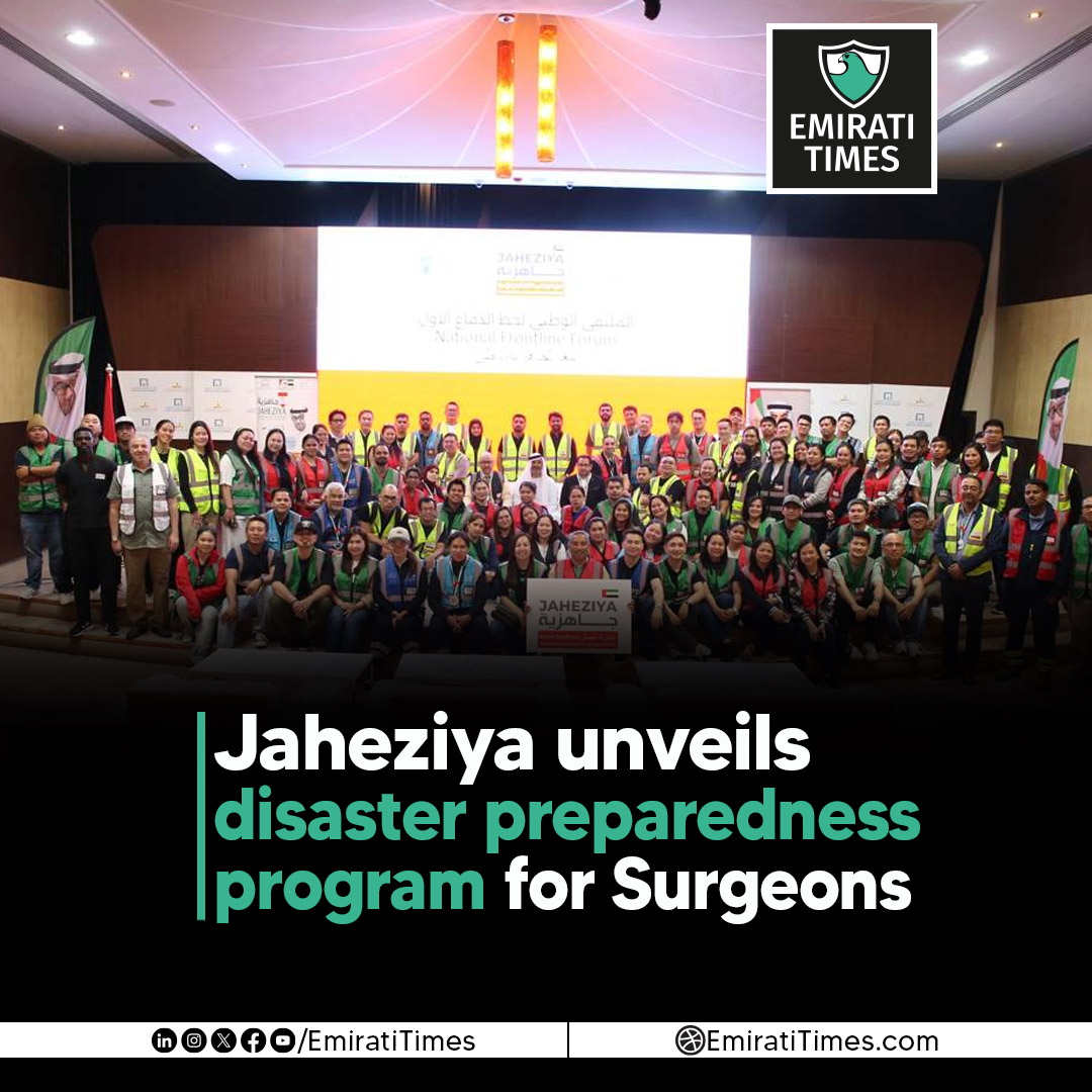 EmiratiTimes's tweet image. UAE launches Jaheziya program to train surgeons in emergency and disaster preparedness, boosting national health readiness and response.
emiratitimes.com/uae-jaheziya-p…

#Jaheziya #DisasterPreparedness #EmergencyResponse #EmiratiTimes #MedicalTraining #SurgeonsSkills #ResponseSystems