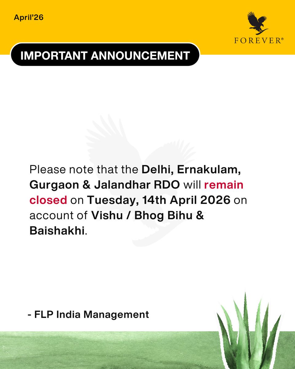 Forever Living Products India tweet media