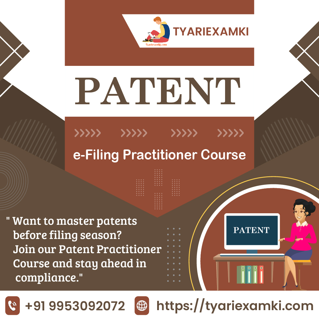 TyariexamkiC's tweet image. Learn Patent e-Filing with complete practical training.

Apply Now

Visit us: tyariexamki.com/coursedetail/p…

#patentlaw #intellectualproperty #tyariexamki #patentpending #patentrights #IPRrights #innovation #patentattorney #patentprotection #patents #intellectualpropertylaw