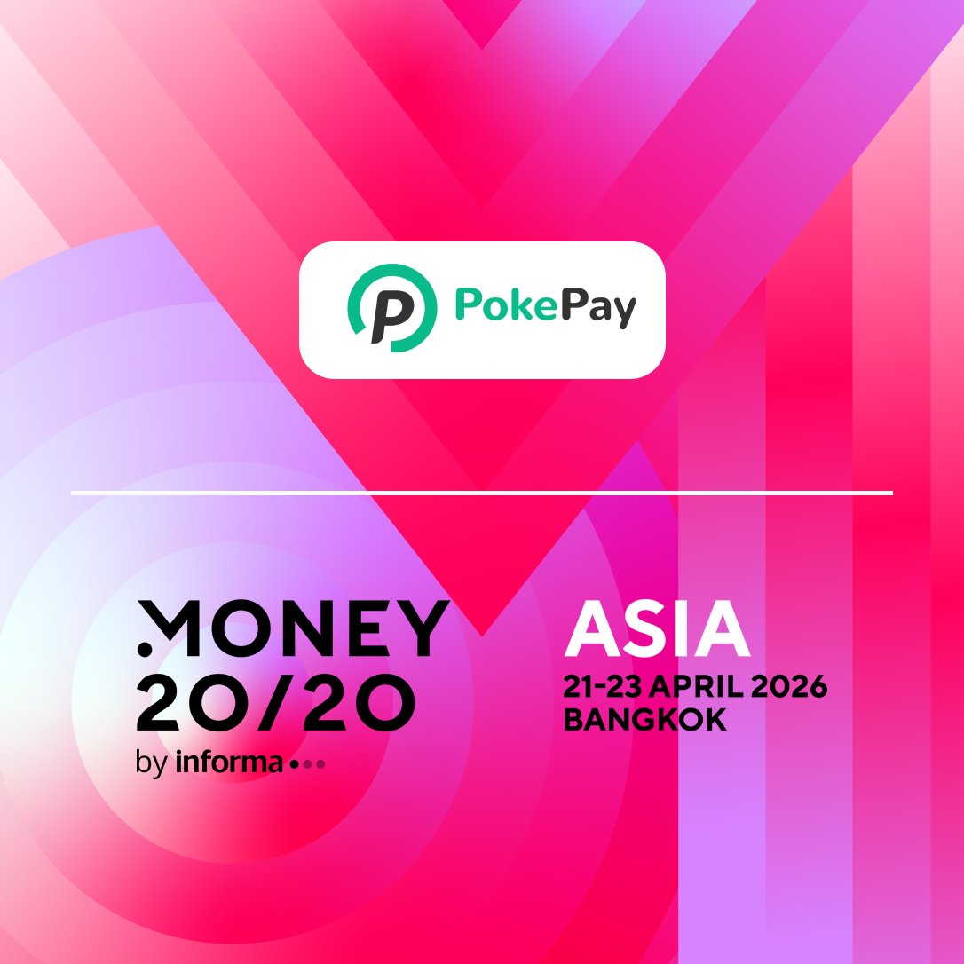 PokePayGlobal's tweet image. 🚀 PokePay is heading to Money20/20 Asia!

April 21–23 in Bangkok — see you at one of the world’s biggest fintech events 🌍

Connecting crypto with global payments.

👋 Let’s meet there!

#PokePay #Money2020 #Fintech #Web3Payments #GlobalPayments