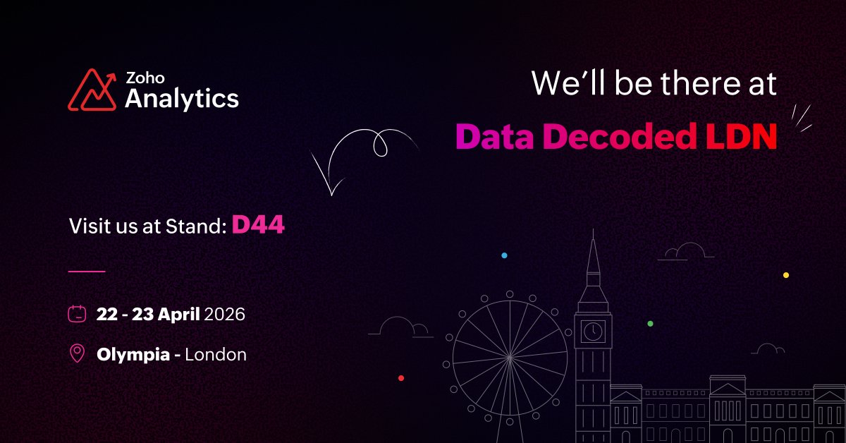 Zoho Analytics tweet media
